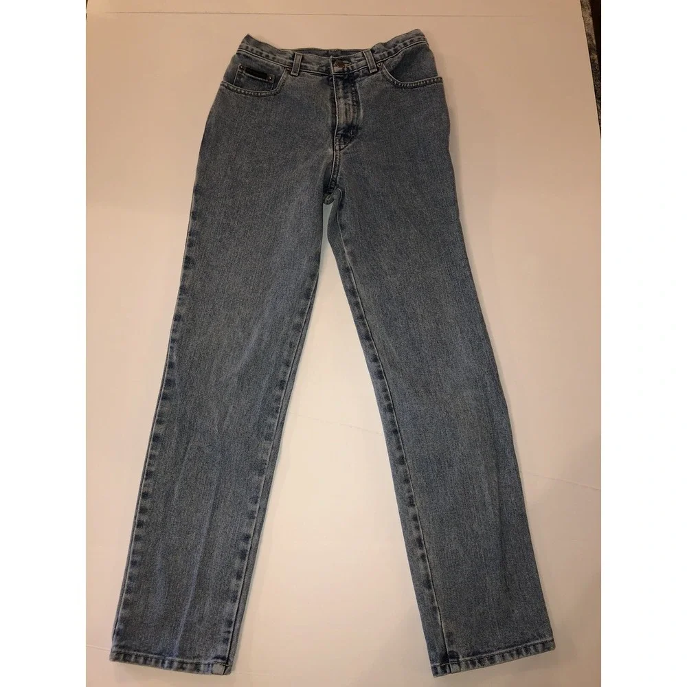 New York Jeans Mid Rise Denim Women's Size 4 Average Blue Cotton Medium‎ Wash